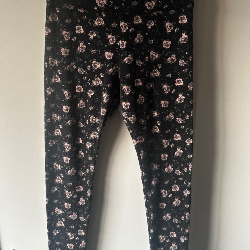 Wild Fable Black Floral Leggings